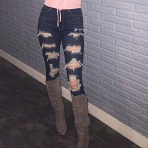 Super high waisted fashion nova jeans